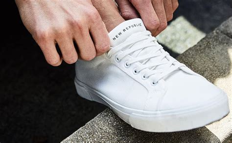 white mens canvas shoes|minimal white sneakers men.